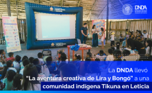 La DNDA llevó “La aventura creativa de Lira y Bongó” a una comunidad indígena  Tikuna en Leticia